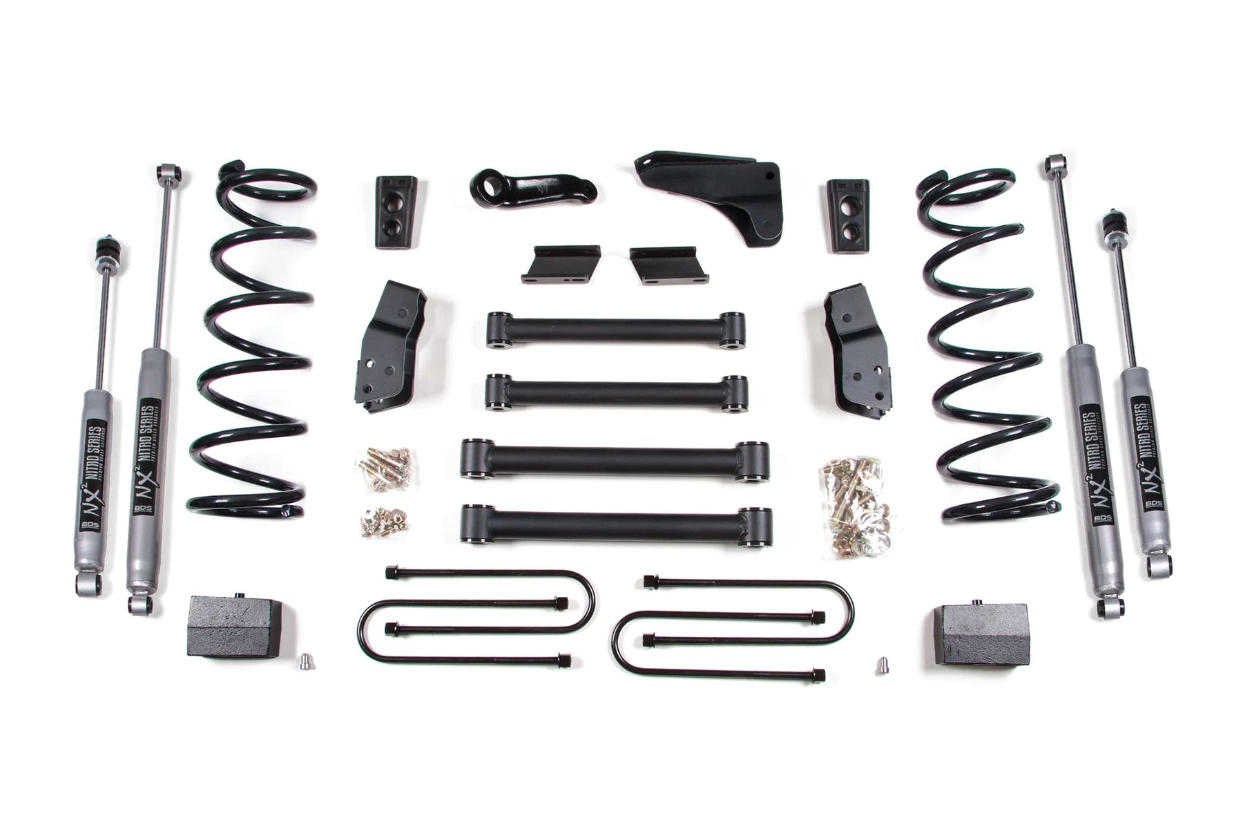 BDS Suspension NA BDS Suspension 601H - 6 Inch Lift Kit Dodge Ram 2500 09-13 4WD Gas Rear Block 3.5 Inch Axle NX2 Nitro