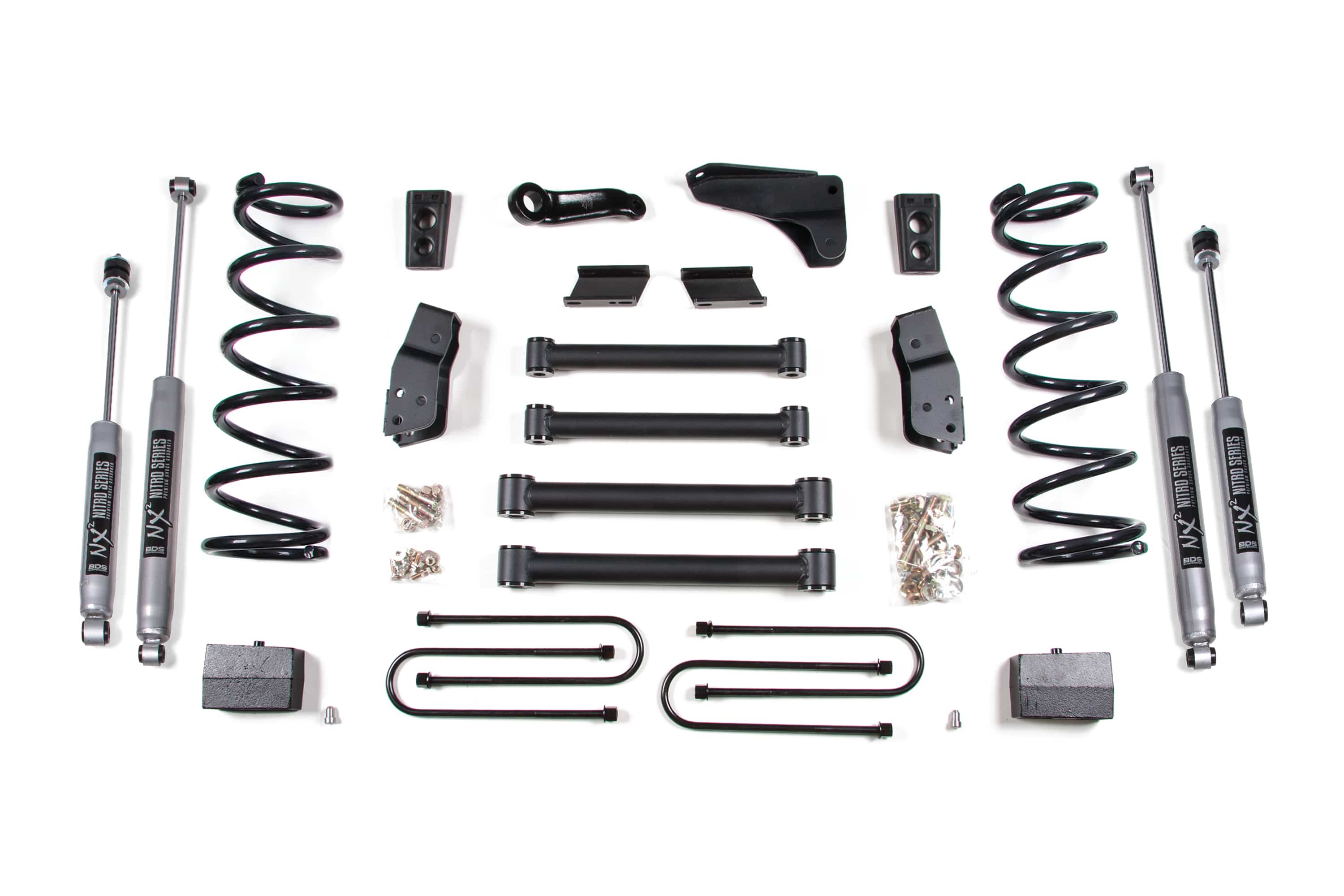 BDS Suspension NA BDS Suspension 284H - 6 Inch Lift Kit Dodge Ram 2500/3500 2008 4WD Diesel 4 Inch Block 3.5 Inch Axle NX2 Nitro