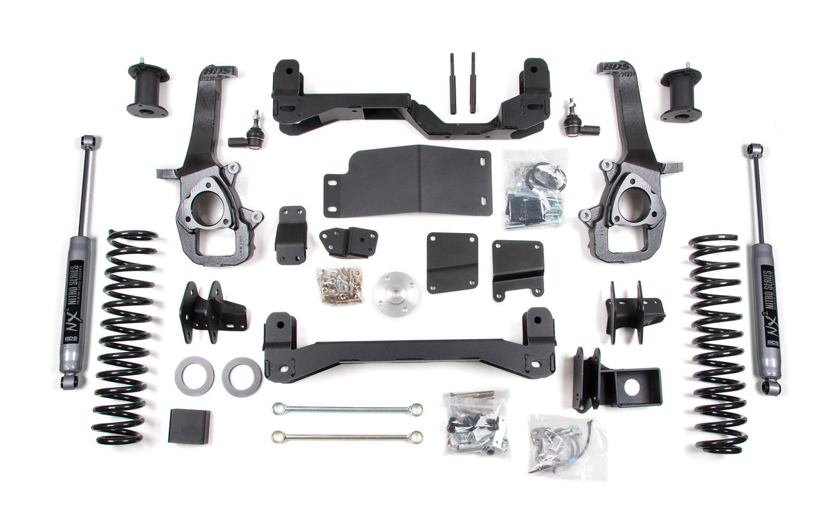BDS Suspension NA BDS Suspension 623H - 4 Inch Lift Kit Dodge Ram 1500 09-11 4WD 3 Inch Coil Springs NX2 Nitro