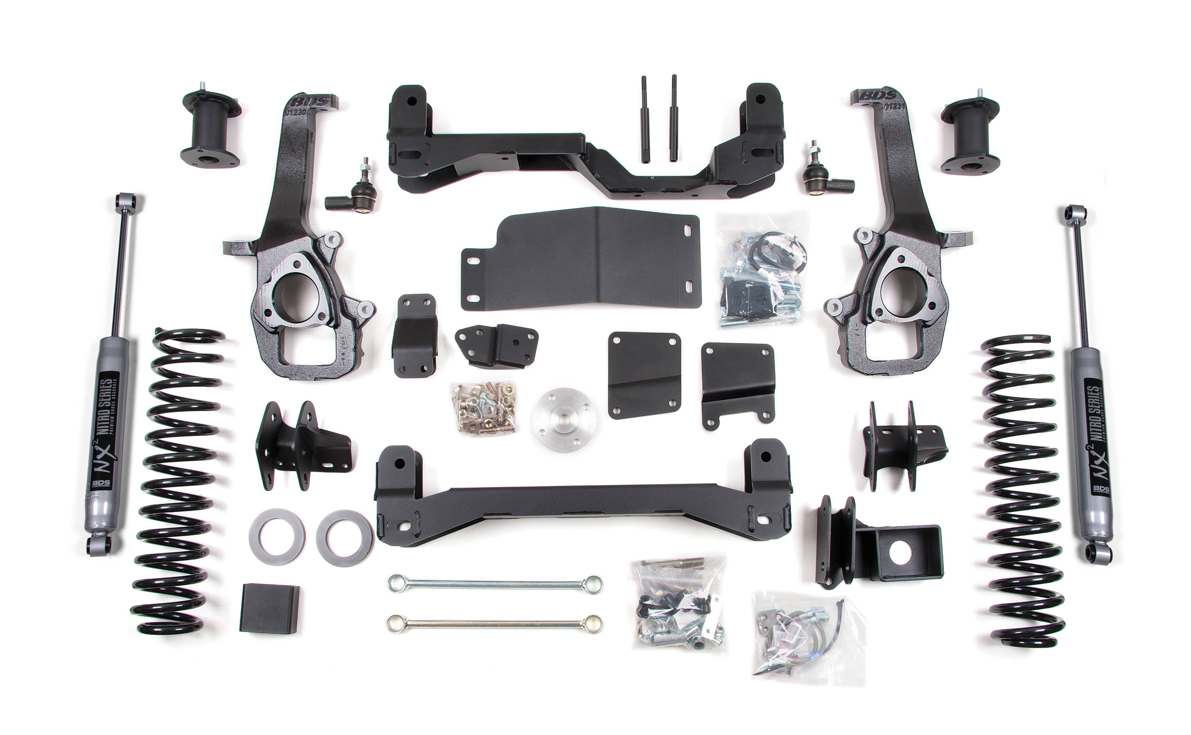 BDS Suspension NA BDS Suspension 623H - 4 Inch Lift Kit Dodge Ram 1500 09-11 4WD 3 Inch Coil Springs NX2 Nitro