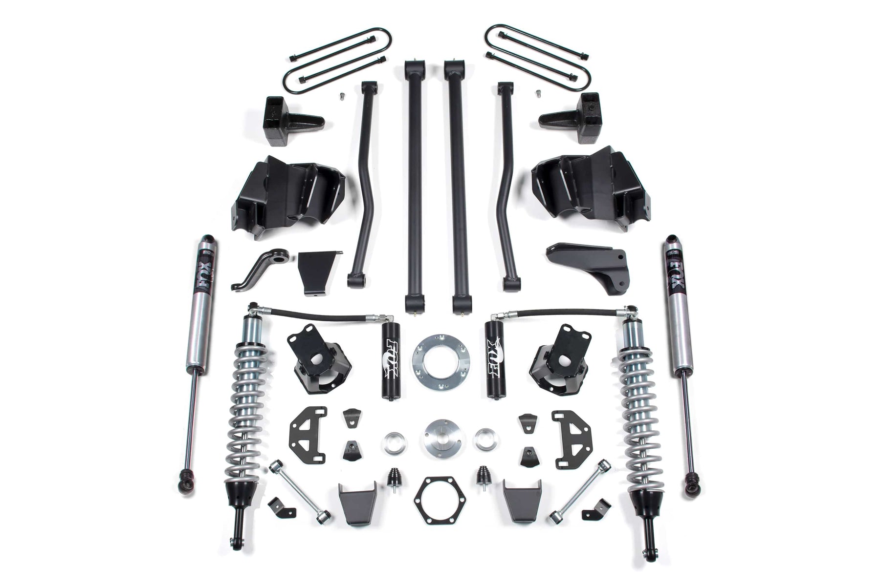 BDS Suspension NA BDS Suspension 674F - 6 Inch Lift Kit Long Arm & FOX 2.5 Coil-Over Conversion Dodge Ram 2500 09-13 4WD Fox 2.5 Performance Shocks Diesel Leaf Springs Fox 2.5 Performance Shocks