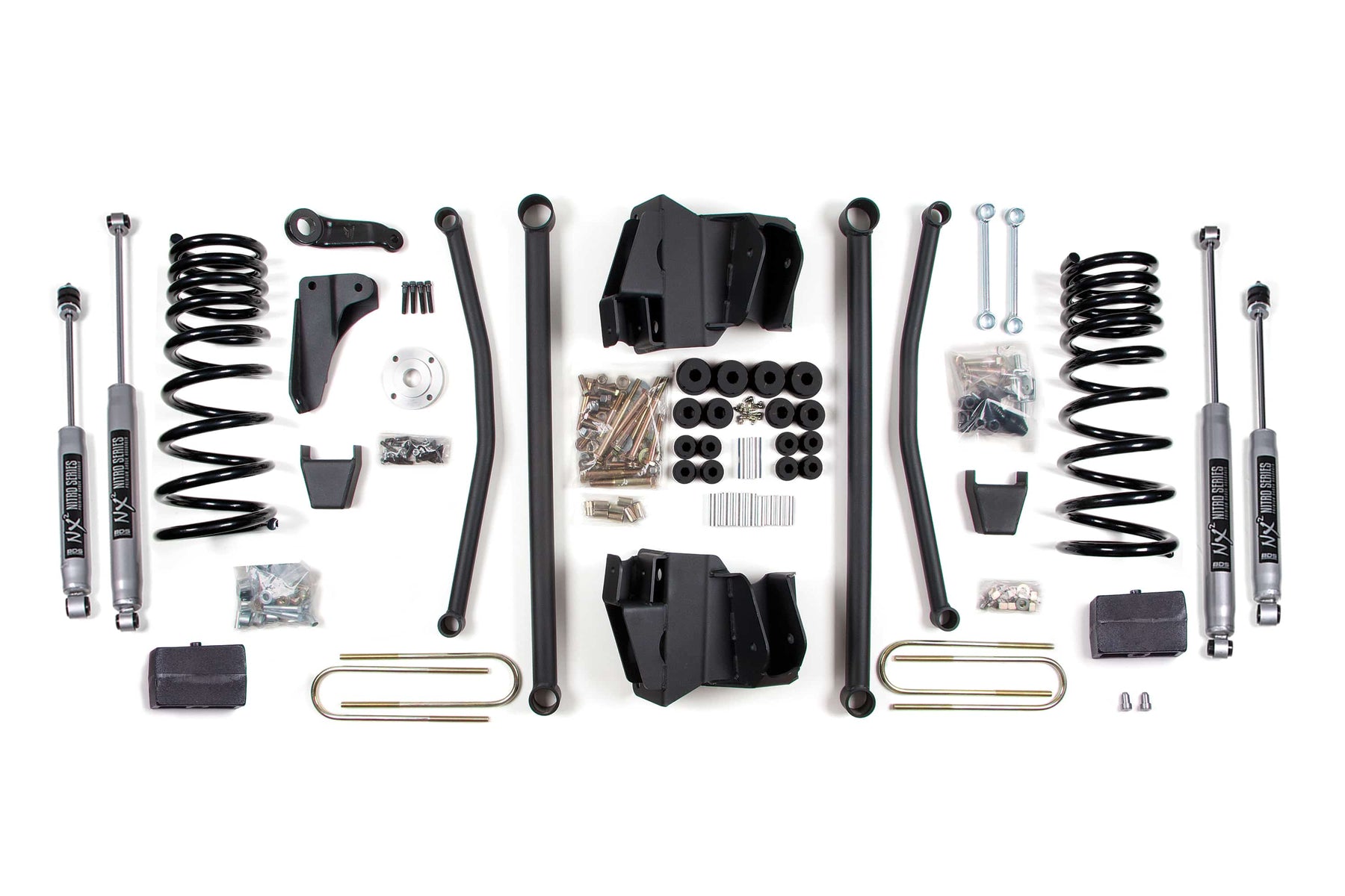 BDS Suspension NA BDS Suspension 632H - 8 Inch Block Lift Kit Long Arm Dodge Ram 2500 09-13 4WD Diesel With NX2 Shocks
