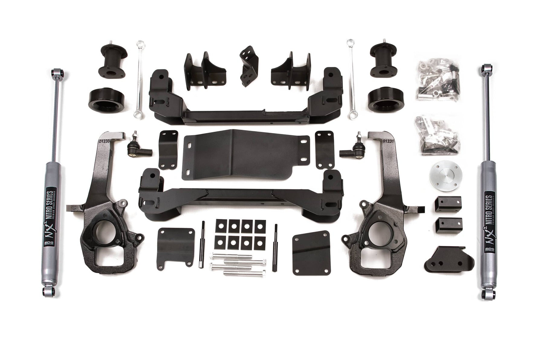 BDS Suspension NA BDS Suspension 1754H - 4 Inch Lift Kit Ram 1500 13-18 4WD 3 Inch Coil Spring NX2 Nitro Shocks
