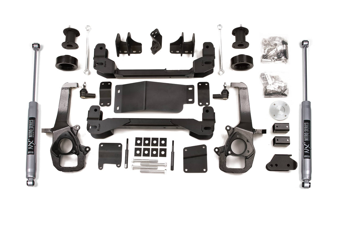 BDS Suspension NA BDS Suspension 670FS - 4 Inch Lift Kit Ram 1500 13-18 4WD 2 Inch Coil Spacers Fox 2.0 Performance