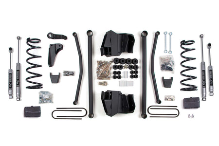 BDS Suspension NA BDS Suspension 1771H - 4 Inch Lift Kit Long Arm Dodge Ram 2500 Power Wagon 09-13 4WD Gas Rear Block 3.5 Inch Axle NX2 Nitro Shocks