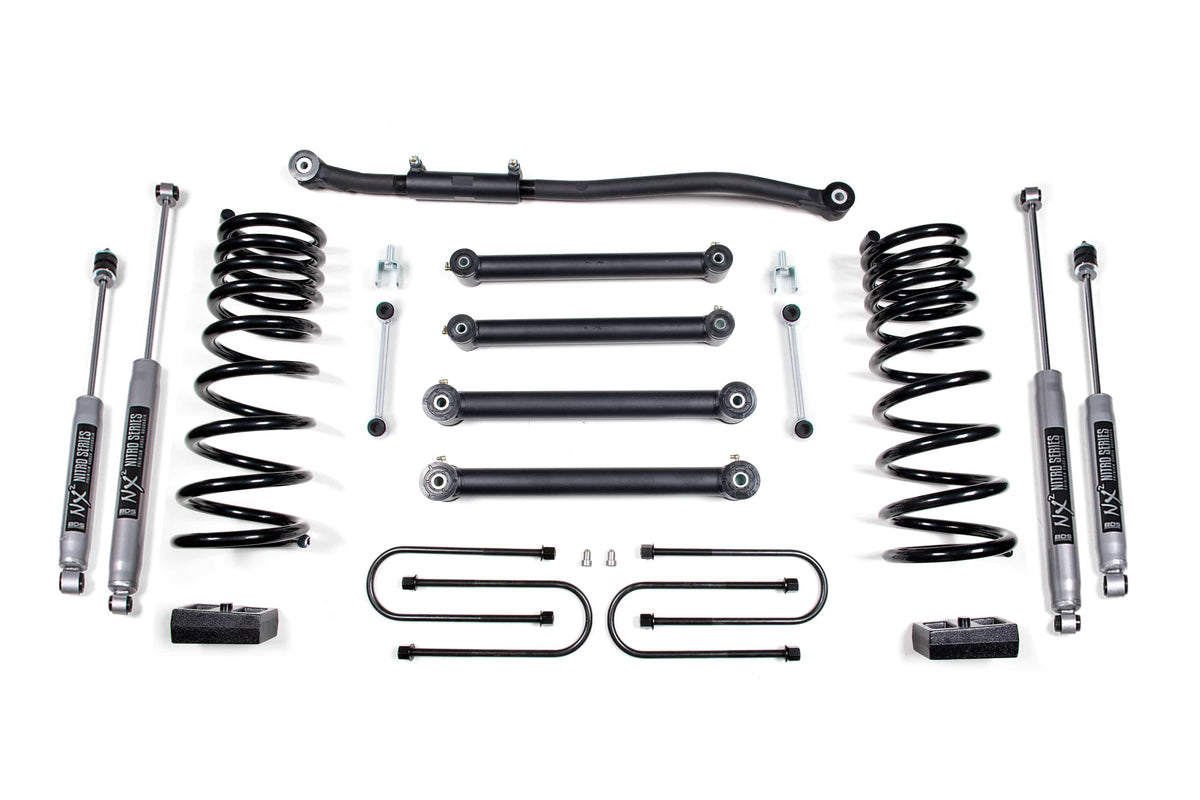 BDS Suspension NA BDS Suspension 690FS - 3 Inch Lift Kit Dodge Ram 2500 03-13 & 3500 03-12 4WD Diesel 4 Inch Axle Fox 2.0 Performance Shocks