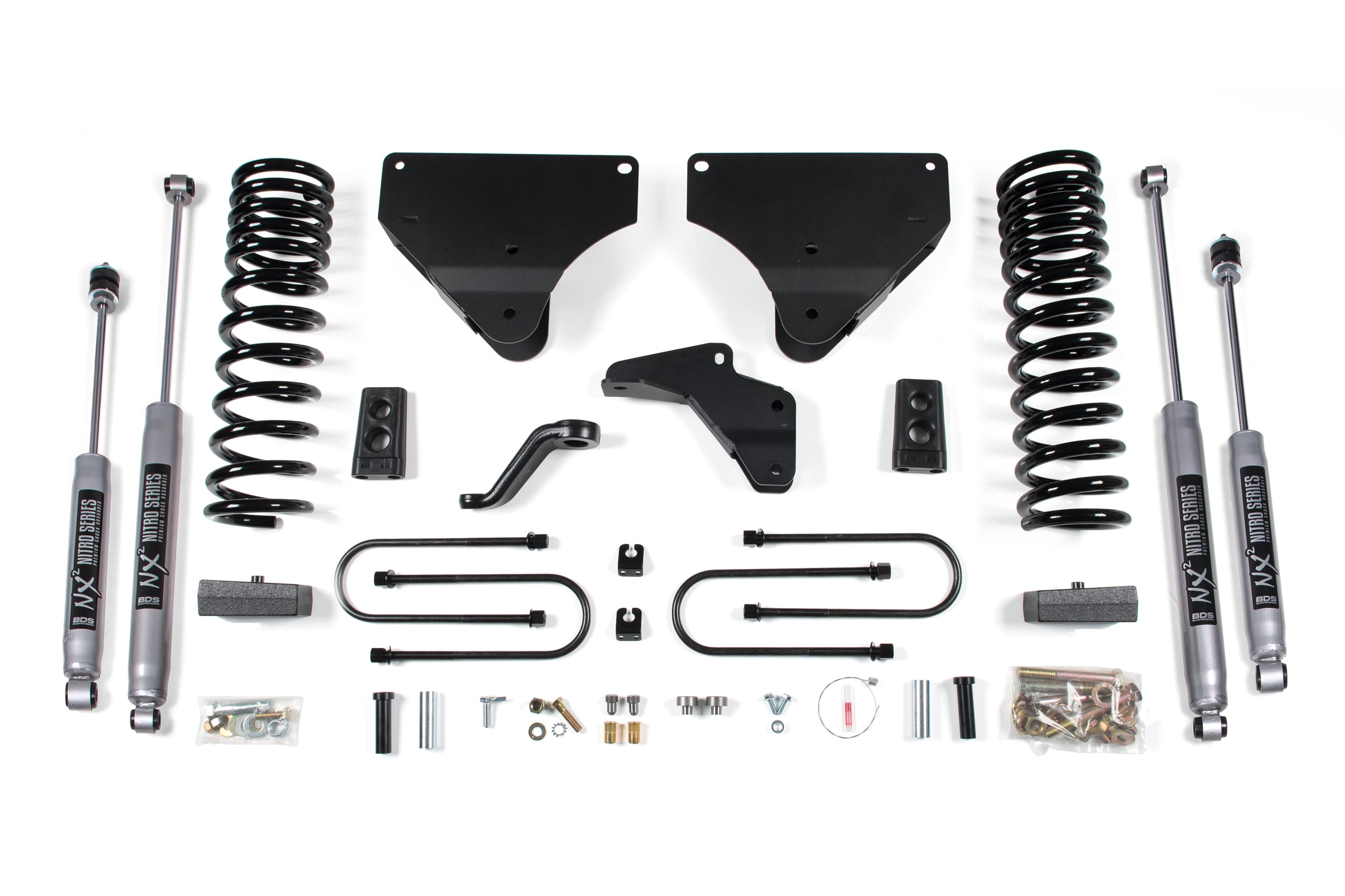 BDS Suspension NA BDS Suspension 1612FS - 4 Inch Lift Kit Ram 3500 13-18 4WD Gas 3 Inch Block Fox 2.0 Performance Shocks