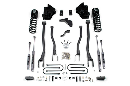 BDS Suspension NA BDS Suspension 1777FS - 4 Inch Lift Kit w/ 4-Link Ram 3500 13-18 4WD Gas 2 Inch Block Fox 2.0 Performance Shocks