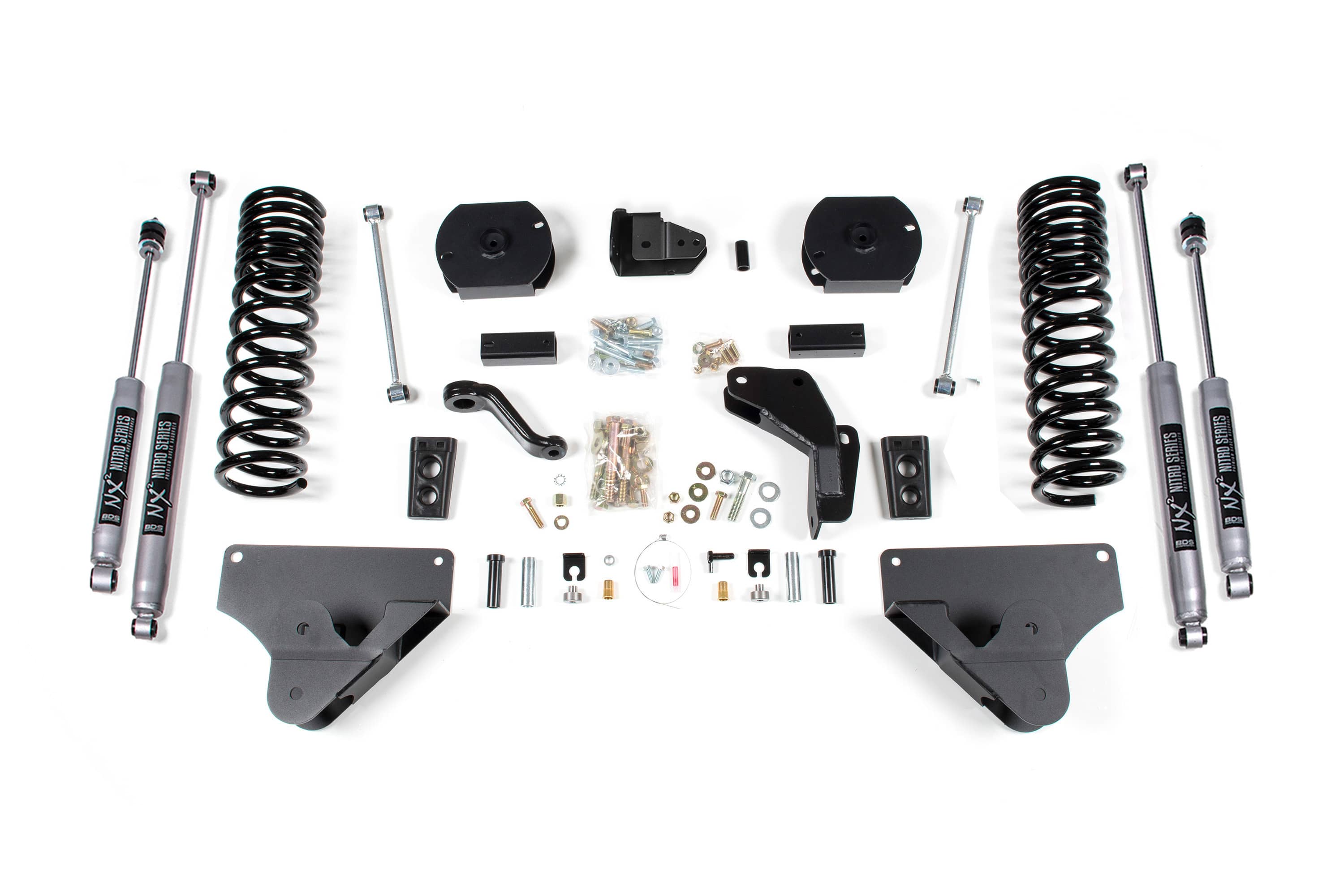 BDS Suspension NA BDS Suspension 1601H - 4 Inch Lift Kit Ram 2500 14-18 4WD Diesel Rear Coil Springs NX2 Nitro Shocks