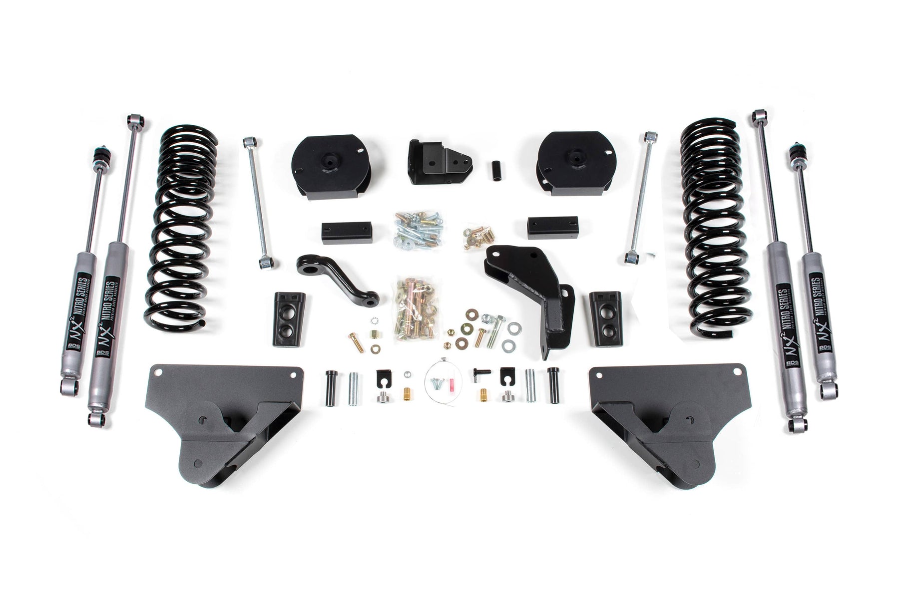 BDS Suspension NA BDS Suspension 1610H - 4 Inch Lift Kit Ram 2500 14-18 4WD Gas Rear Lift Coil Springs NX2 Nitro Shocks