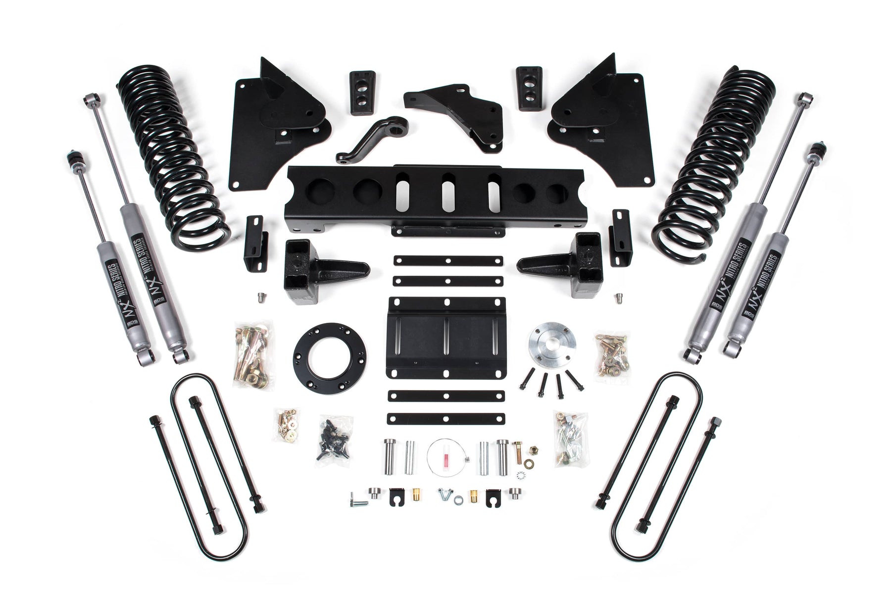 BDS Suspension NA BDS Suspension 1607H - 5.5 Inch Lift Kit Ram 3500 13-18 4WD Gas 5 Inch Block NX2 Nitro Shocks