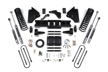 BDS Suspension NA BDS Suspension 699H - 6 Inch Lift Kit Ram 3500 13-18 4WD Diesel 5 Inch Block 6 Bolt NX2 Nitro Shocks