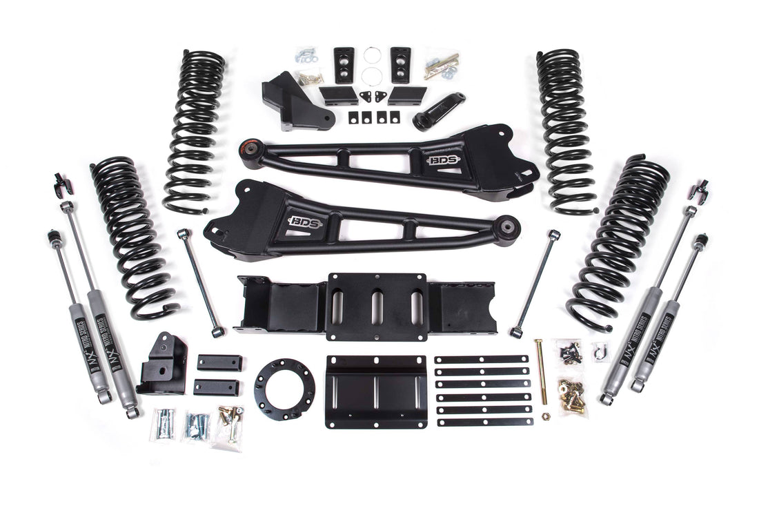 BDS Suspension NA BDS Suspension 1680FS - 6 Inch Lift Kit w/ Radius Arm Ram 2500 19-24 4WD Diesel Fox 2.0 Performance Shocks