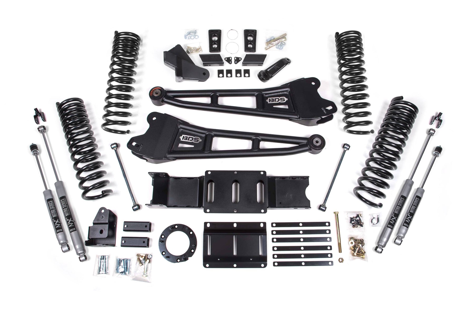 BDS Suspension NA BDS Suspension 1680FS - 6 Inch Lift Kit w/ Radius Arm Ram 2500 19-24 4WD Diesel Fox 2.0 Performance Shocks