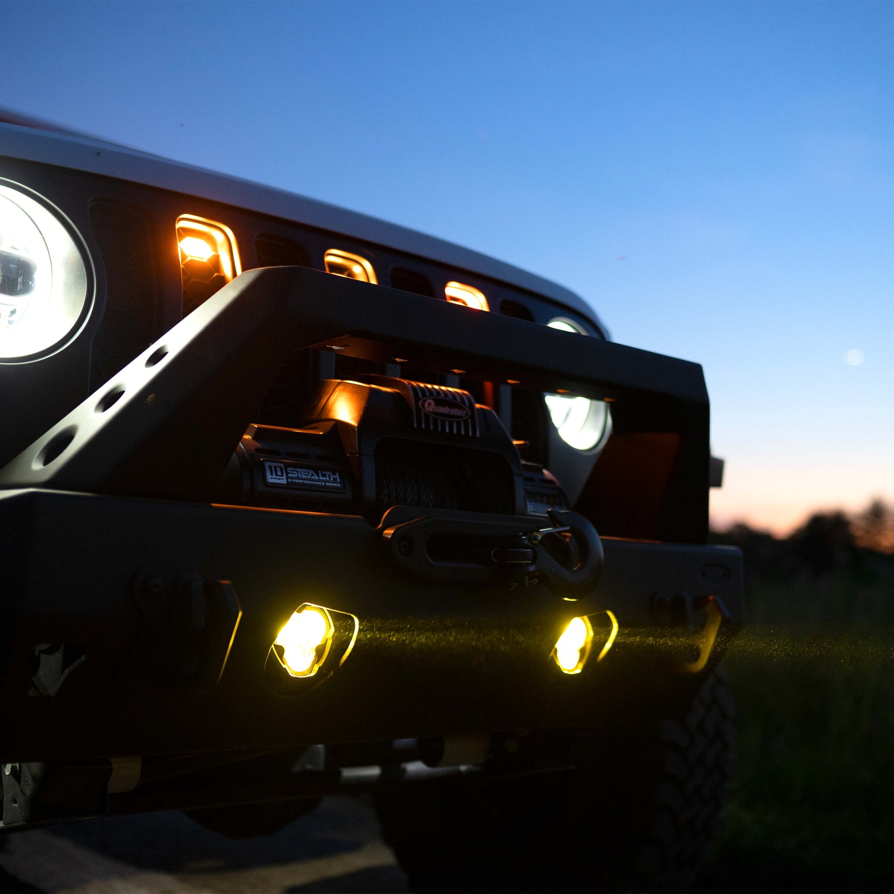 KC HiLiTES 97147 - KC FLEX ERA 3 LED DM SAE FOG 2-LIGHT MSTR KIT 10-24 JEEP JK JL JT AFTERMARKET 3