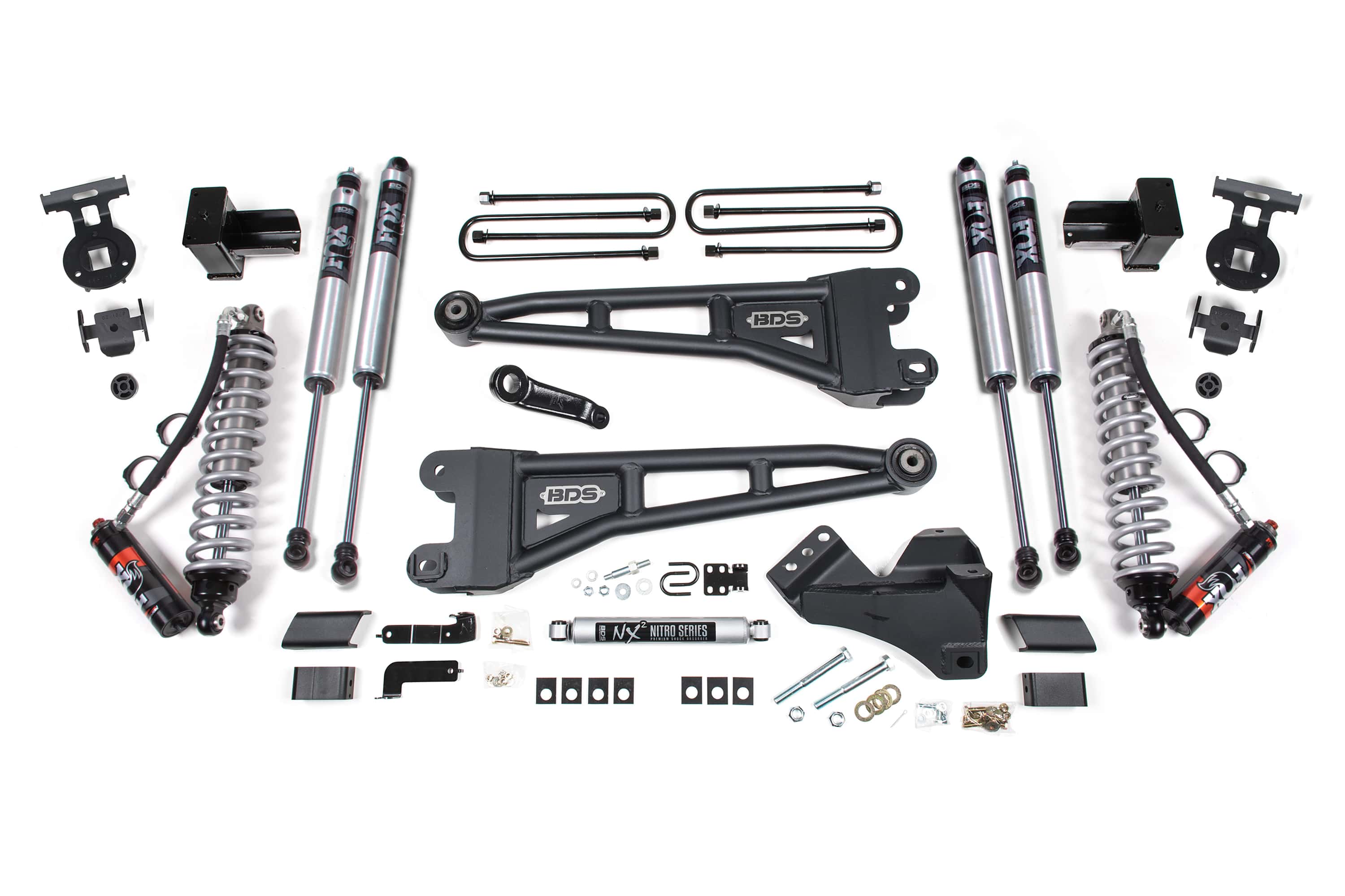 BDS Suspension NA BDS Suspension 2203FPE - 5 Inch Lift Kit w/ Radius Arm FOX 2.5 Coil-Over Conversion Performance Elite Ford F250/F350 Super Duty 23-24 4WD Diesel Block w/ Overload 2.0 Performance