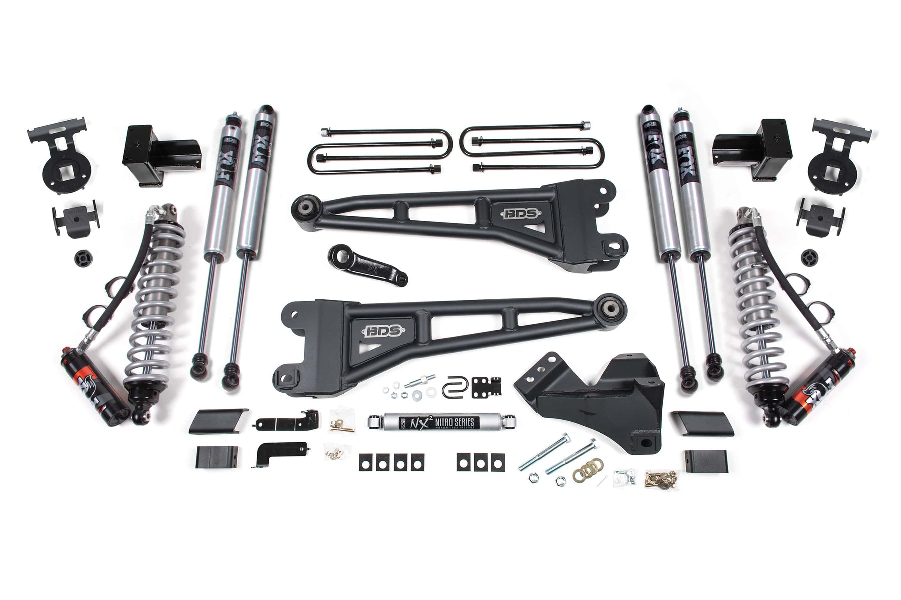 BDS Suspension NA BDS Suspension 2244FPE - 5 Inch Lift Kit w/ Radius Arm FOX 2.5 Coil-Over Conversion Performance Elite