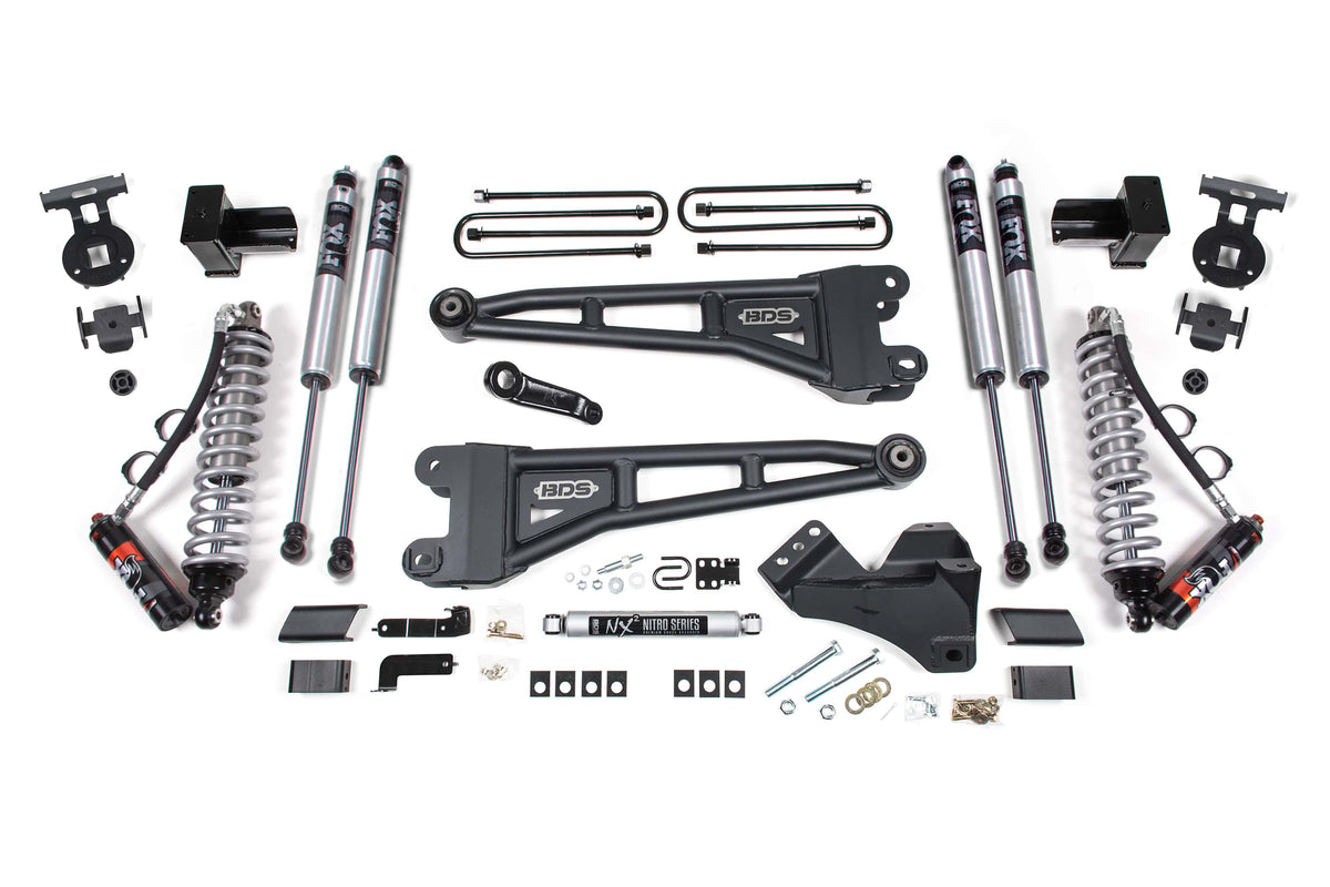 BDS Suspension NA BDS Suspension 2208FPE - 5 Inch Lift Kit w/ Radius Arm FOX 2.5 Coil-Over Conversion Performance Elite Ford F250/F350 Super Duty 23-24 4WD Diesel Leaf Springs 2.0 Performance