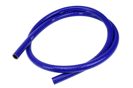 HPS FKM Lined Oil Resistant Silicone Hose 5/8" ID 2 Foot Length FKM-2F-062-BLUE Blue