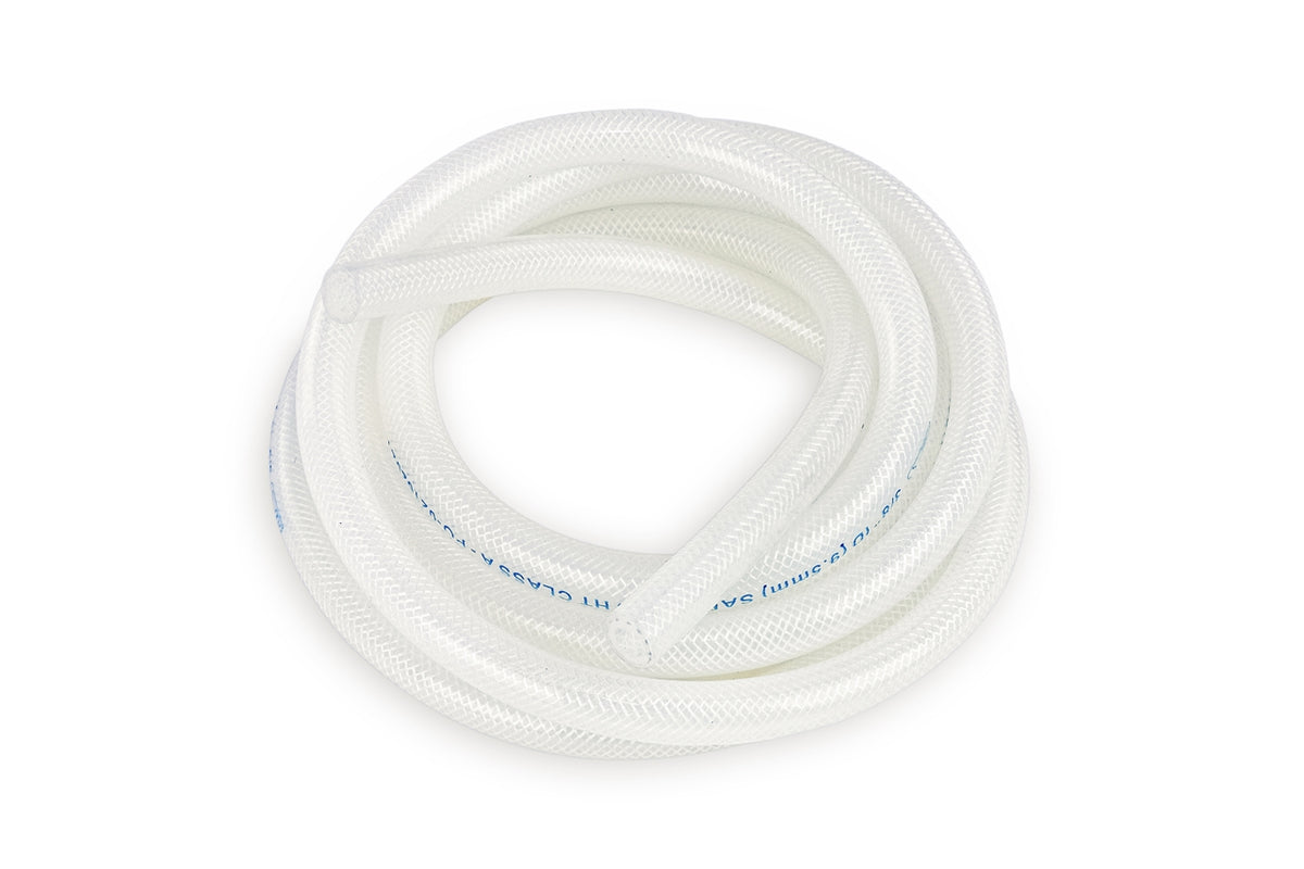 HPS Silicone Heater Hose 3/8" ID 10 Foot Roll HTHH-038-CLEARx10 Clear