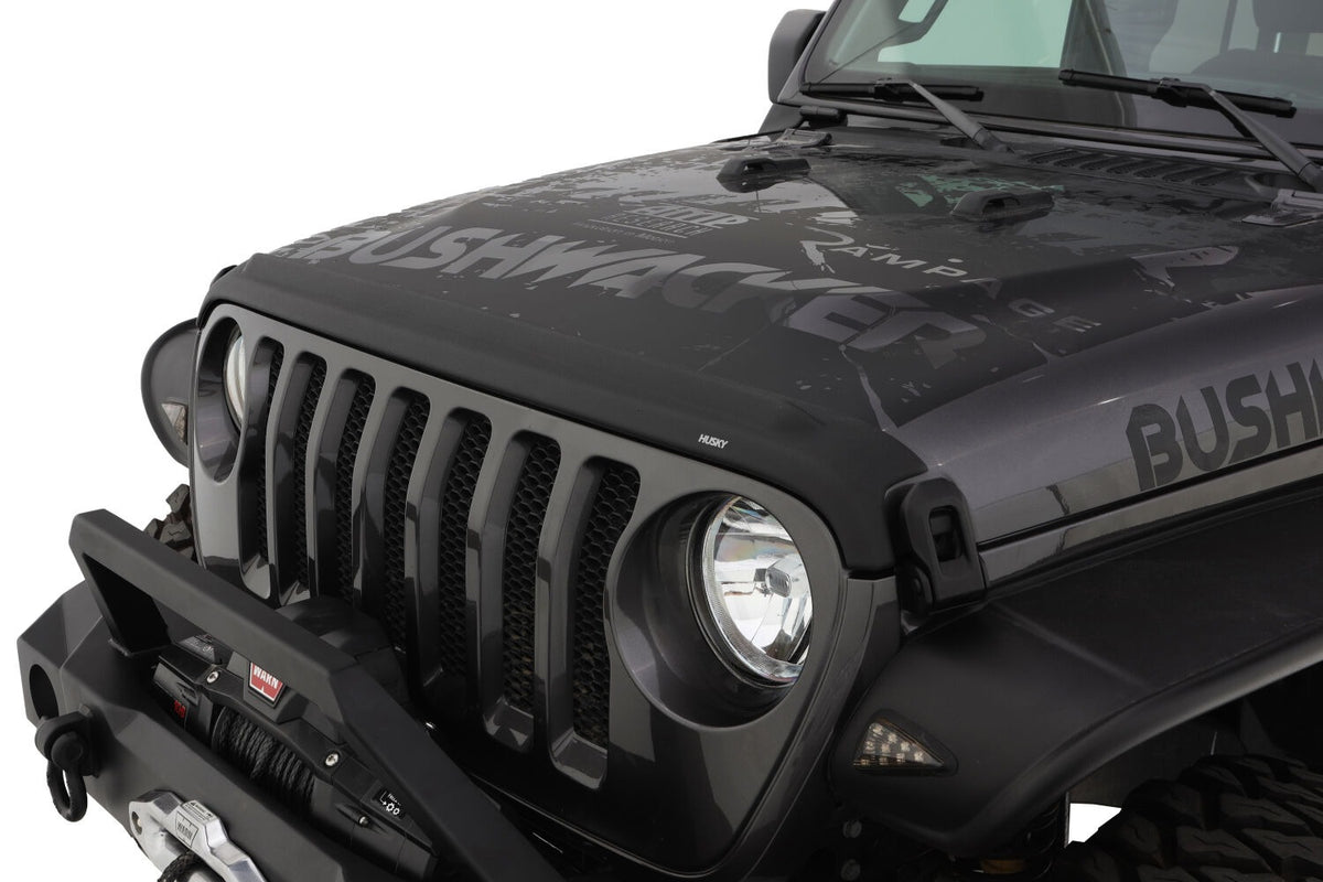 Husky Liners 2830148 - Aeroskin II Hood Protector; Matte Black Low Profile 3