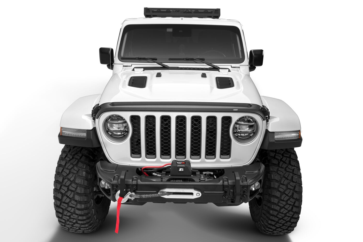 Husky Liners 2830148 - Aeroskin II Hood Protector; Matte Black Low Profile 5
