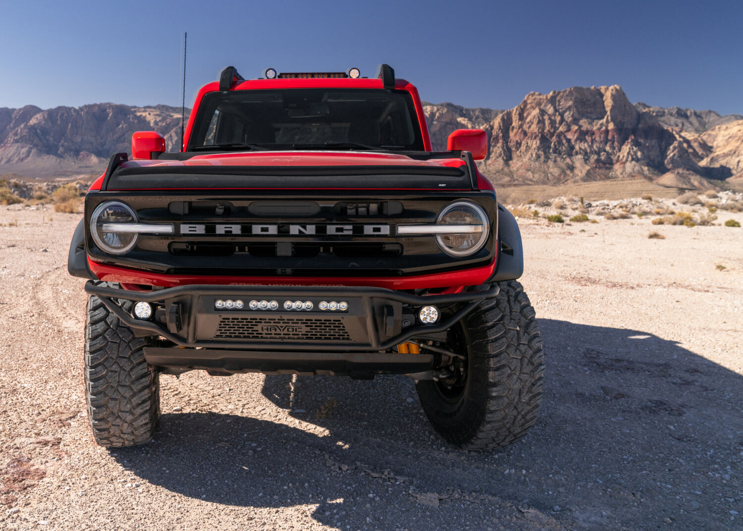 Husky Liners 2830183 - Aeroskin II Hood Protector; Matte Black Low Profile 4