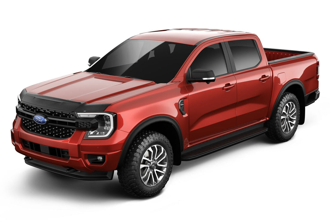 Husky Liners 2830166 - Aeroskin II Hood Protector; Matte Black Low Profile 5