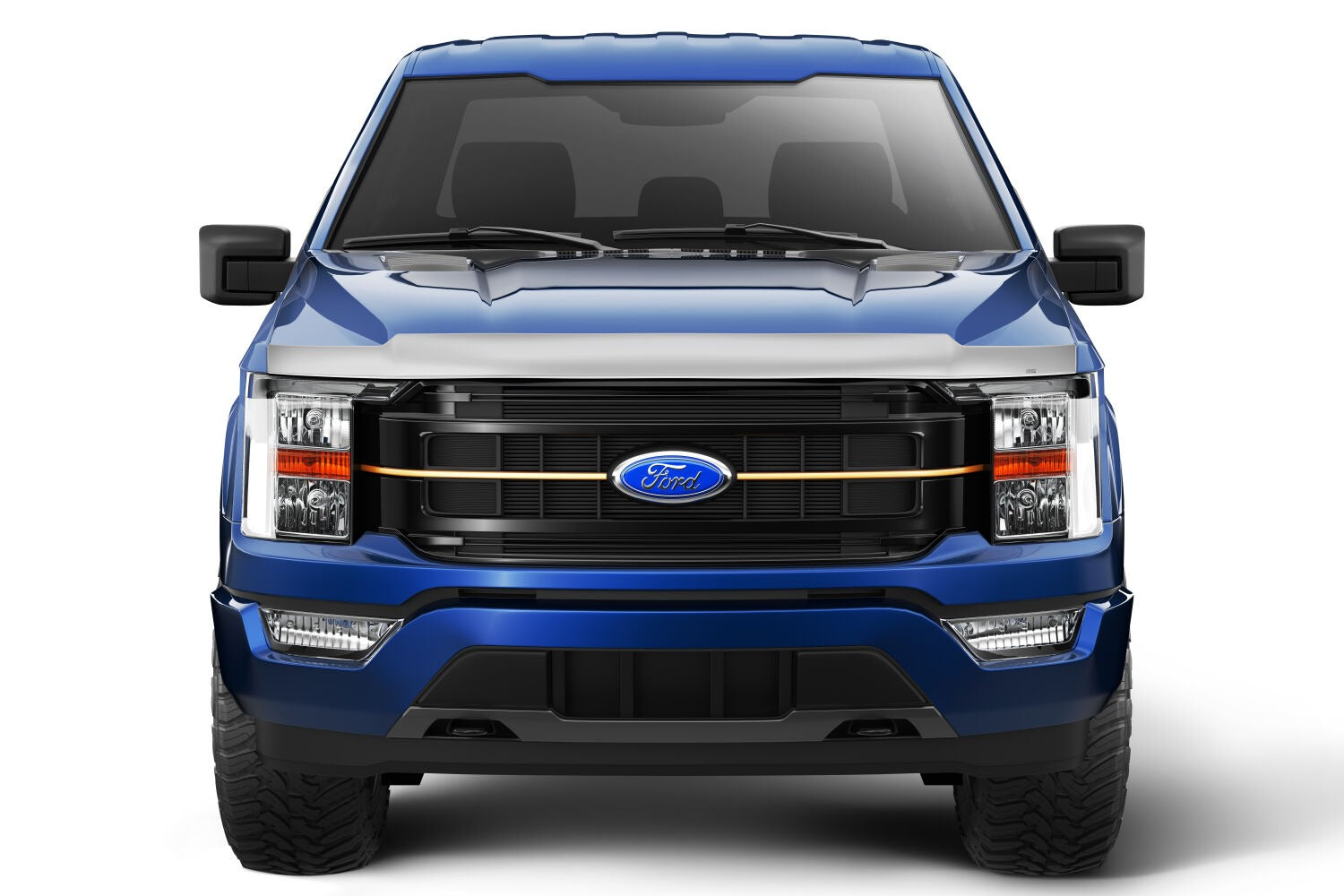 Husky Liners 2892229 - Aeroskin Hood Protector; Chrome 3