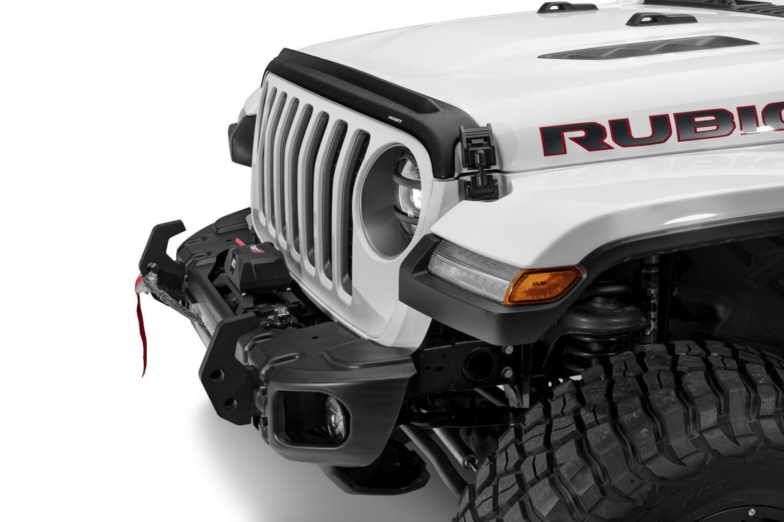 Husky Liners 2830148 - Aeroskin II Hood Protector; Matte Black Low Profile 2