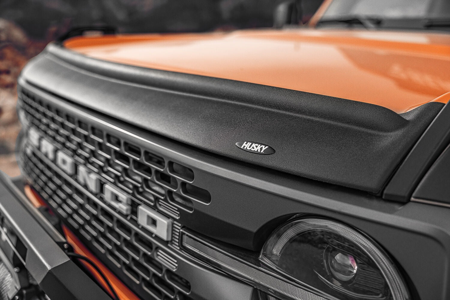 Husky Liners 2830183 - Aeroskin II Hood Protector; Matte Black Low Profile 5