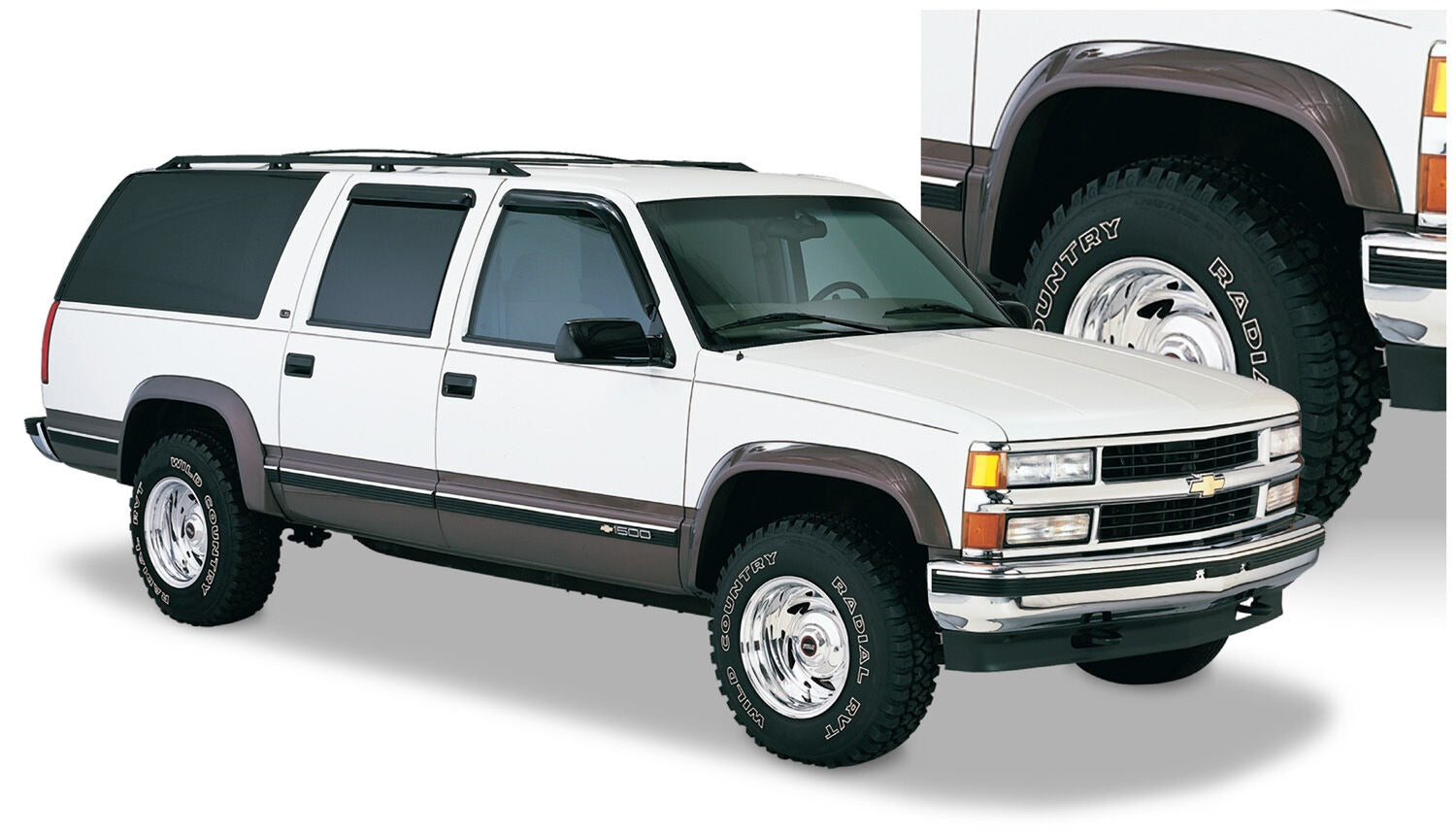 Husky Liners 2804901 - Fender Flares Extend-a-Fender 4PC Set 2