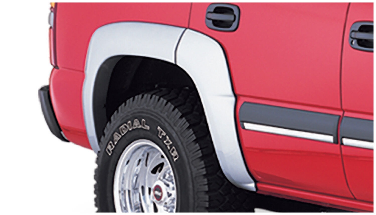 Husky Liners 2804911 - Fender Flares Extend-a-Fender 4PC Set 2