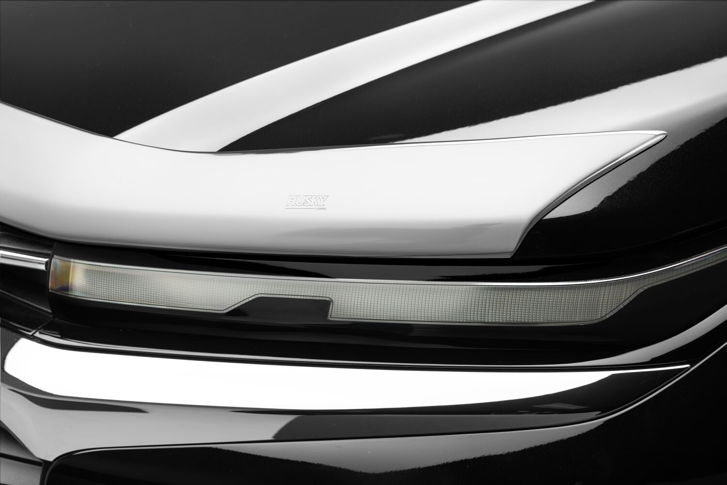 Husky Liners 2892219 - Aeroskin Hood Protector; Chrome