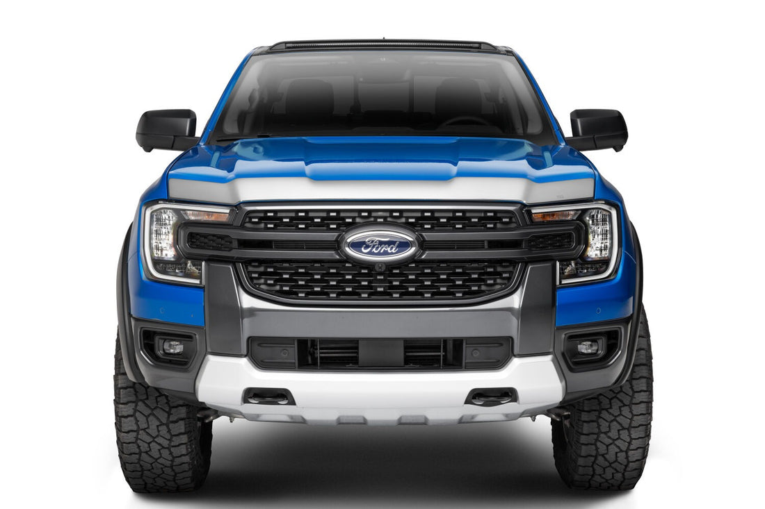Husky Liners 2892266 - Aeroskin Hood Protector; Chrome 3