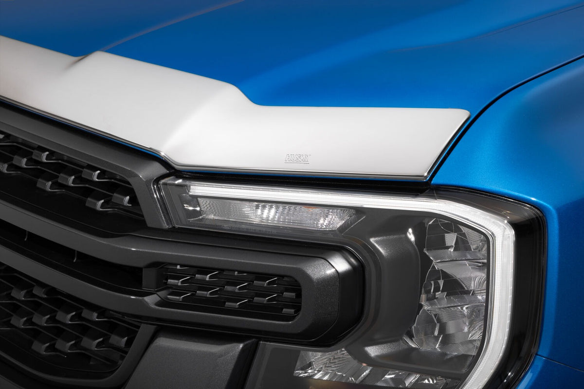 Husky Liners 2892266 - Aeroskin Hood Protector; Chrome 4