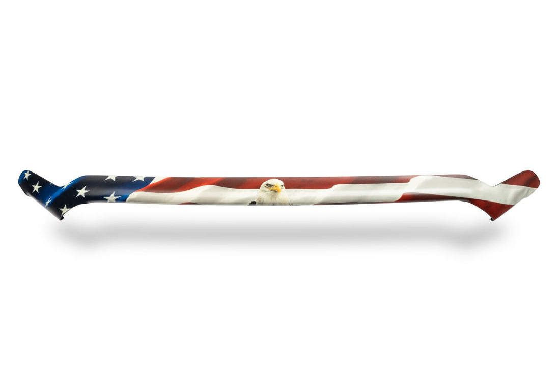 Husky Liners 2818959 - Eagle American Flag Bug Shield Hood Protector