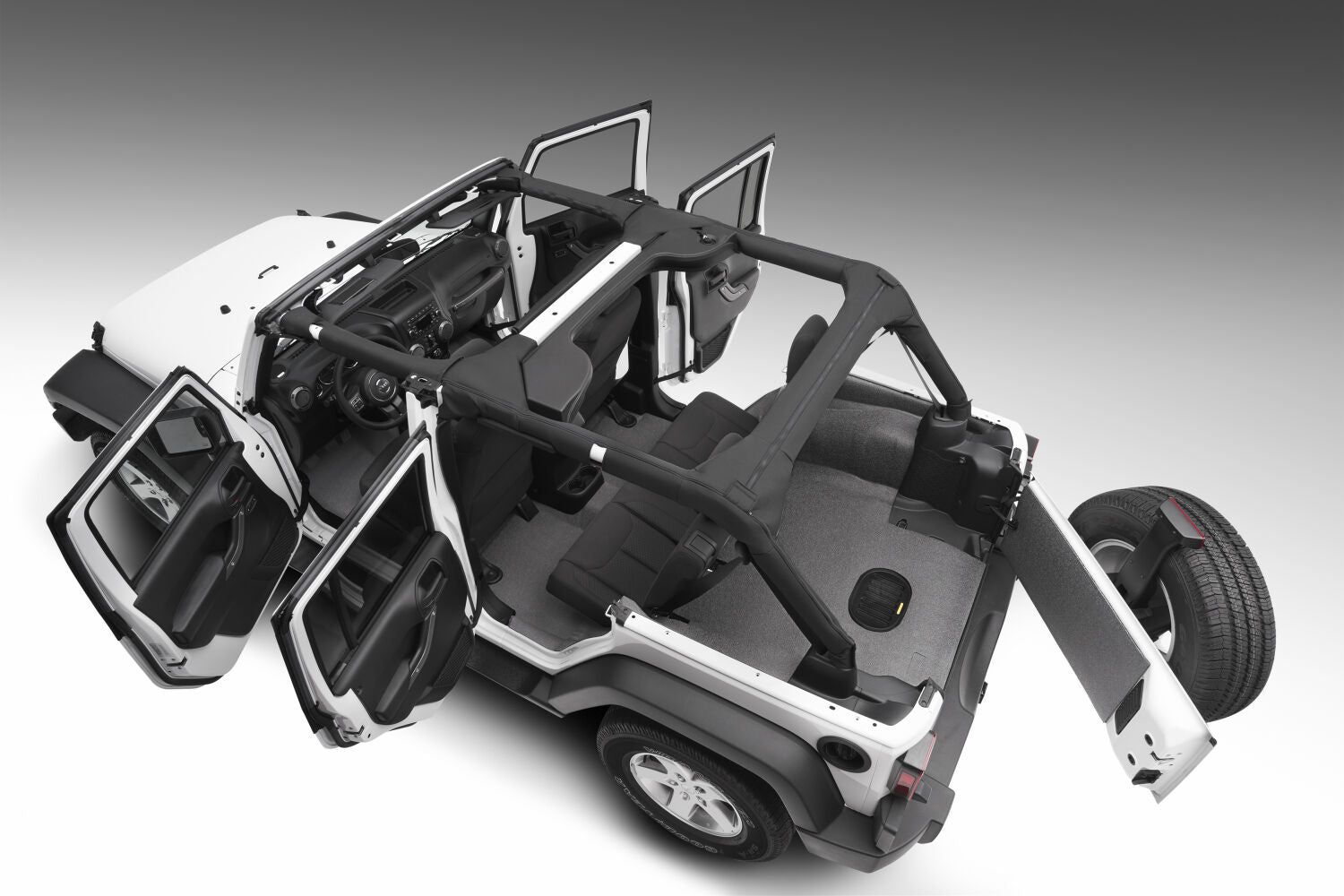 Husky Liners HBTJK11R4 - Floor Liner