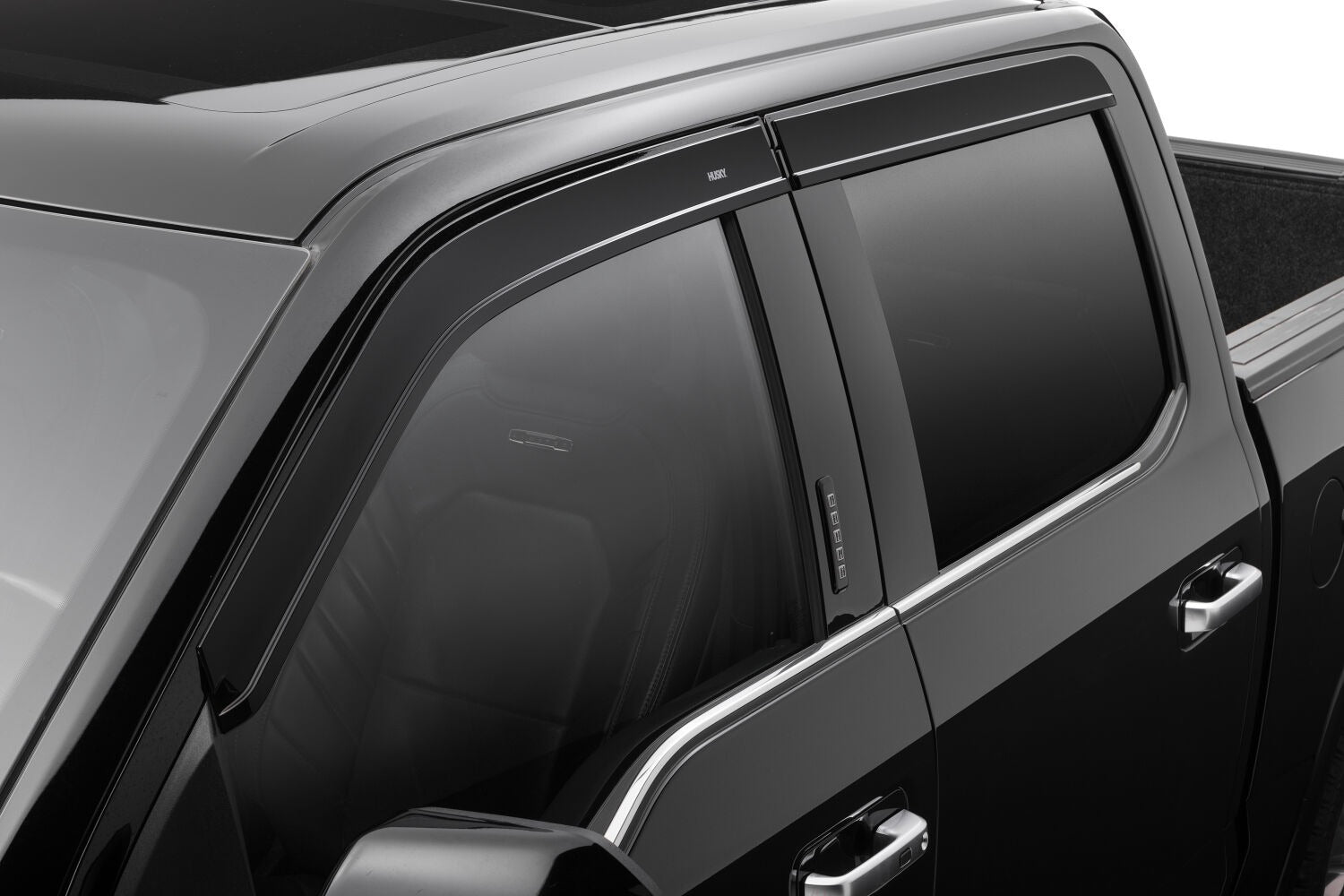 Husky Liners 2854044 - Low Profile Ventvisor Deflector; Smoke; Outside Mount; 4 pc.