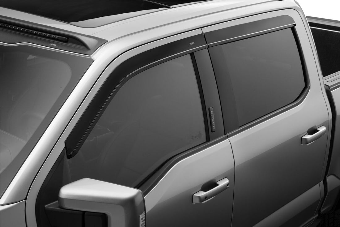 Husky Liners 2854044 - Low Profile Ventvisor Deflector; Smoke; Outside Mount; 4 pc.