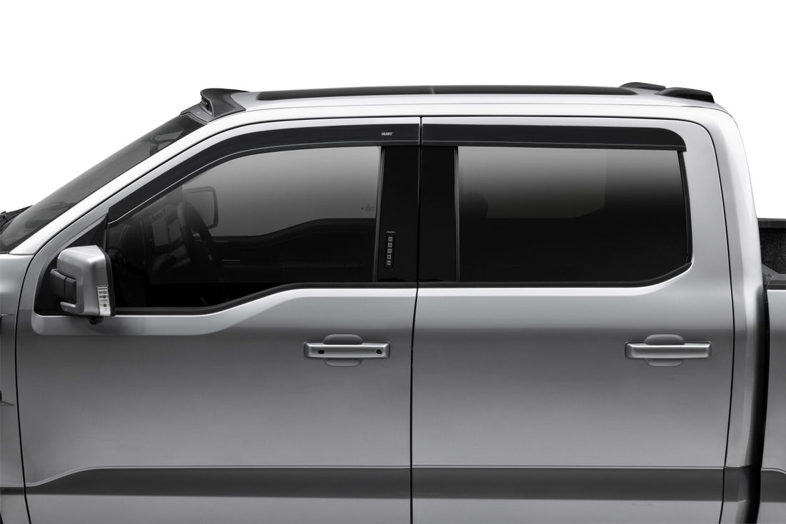 Husky Liners 2854044 - Low Profile Ventvisor Deflector; Smoke; Outside Mount; 4 pc.