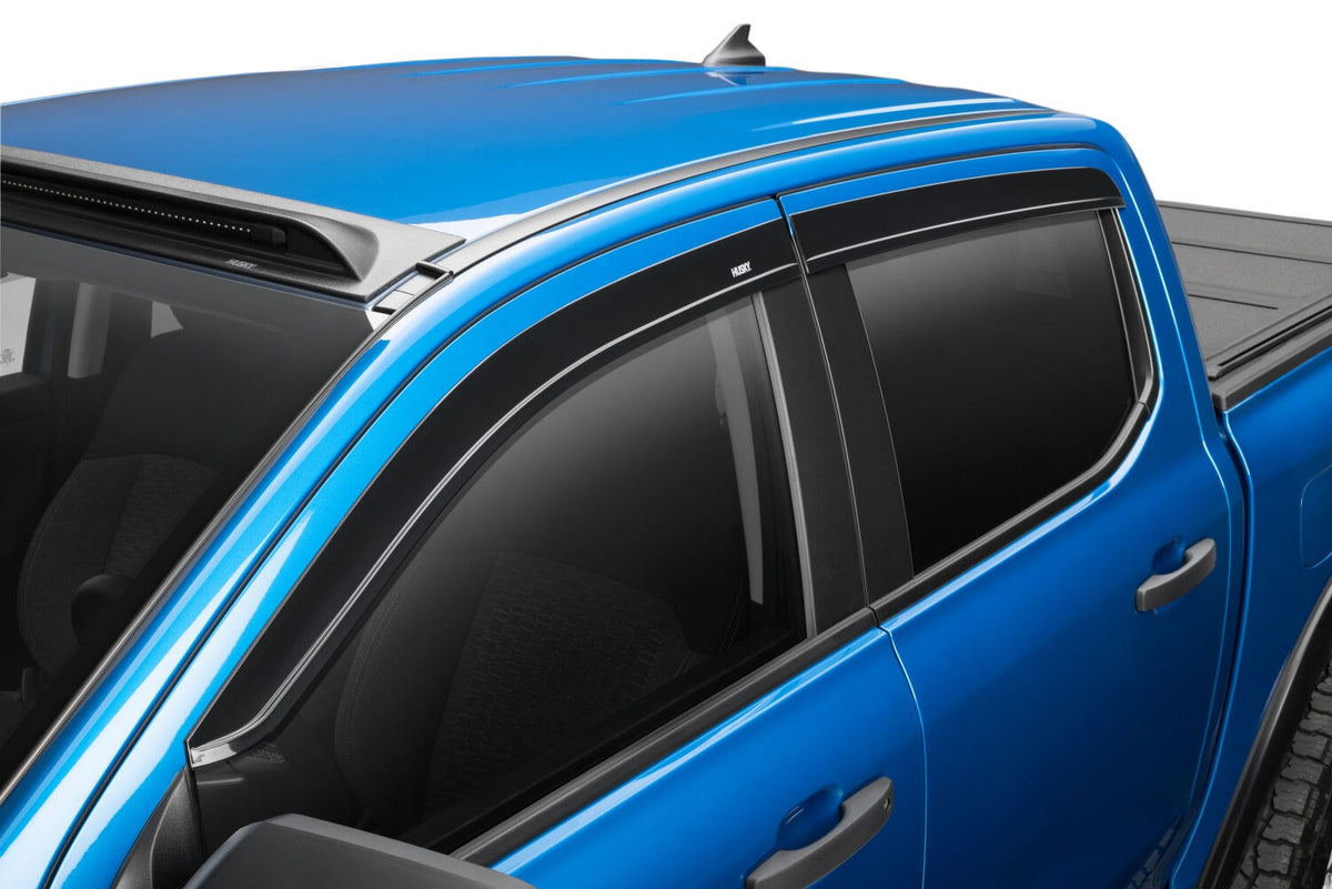 Husky Liners 2854070 - Low Profile Ventvisor Deflector; Smoke; Outside Mount; 4 pc. 4