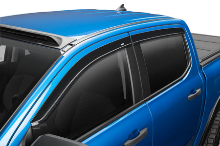 Husky Liners 2854070 - Low Profile Ventvisor Deflector; Smoke; Outside Mount; 4 pc. 4