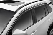 Husky Liners 2884056 - Low Profile Ventvisor Deflector; Smoke with Chrome Trim; Outside Mount; 4 pc. 3