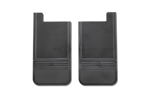 Husky Liners 55100 Rubber Rear Mud Flaps - 12IN w/o Weight