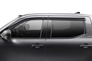 Husky Liners 2854111 - Low Profile Ventvisor Deflector; Smoke; Outside Mount; 4 pc. 1