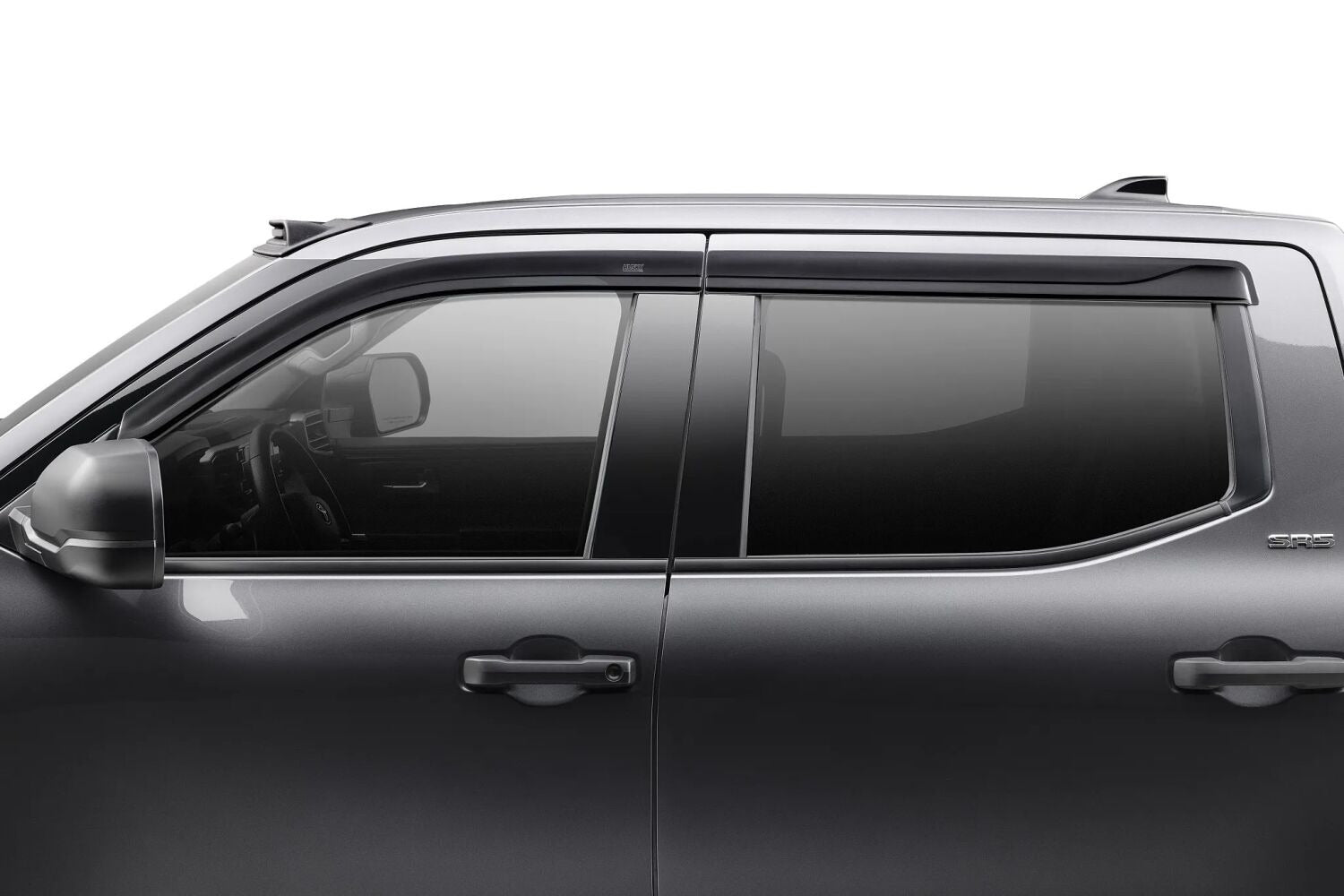 Husky Liners 2854111 - Low Profile Ventvisor Deflector; Smoke; Outside Mount; 4 pc. 1