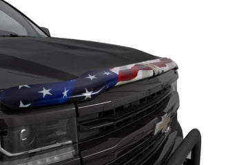Husky Liners 2818124 - Eagle American Flag Bug Shield Hood Protector