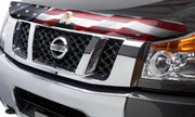 Husky Liners 2818108 - Eagle American Flag Bug Shield Hood Protector 4