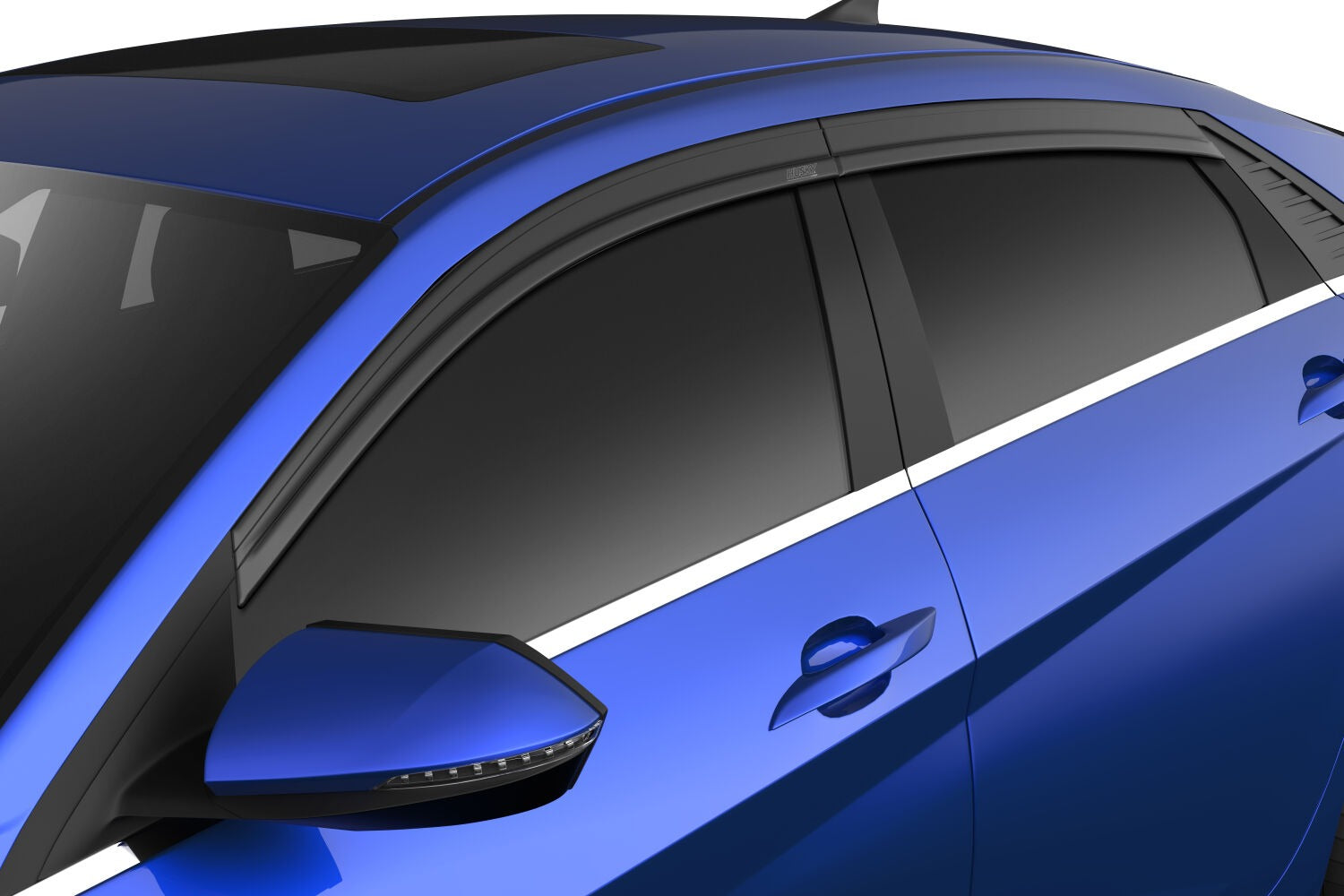 Husky Liners 2854118 - Low Profile Ventvisor Deflector; Smoke; Outside Mount; 4 pc. 4